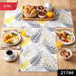 Double-sided reversible dining table mat for versatile use