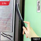 Close-up of corner cleaning brush showing durable stiff bristles and ergonomic handle