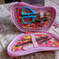 The entire professional manicure set with all grooming tools arranged for display.
