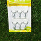 White self-adhesive wall hook demonstrating easy application.