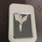 Nose hair remover stored safely in its protective metal case