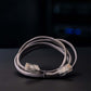 Side view of 1.5 meter Ethernet LAN Cable with RJ45 connectors