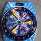 Portable magnetic dart board game for indoor and outdoor use