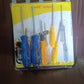Compact multi screwdriver tool kit designed for easy storage and portability