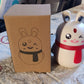 Another angle of the red rabbit toothpick dispenser, ready for use as a hygienic toothpick storage solution.