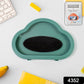 The green waterproof phone holder showcasing its flexible 360-degree rotation feature.