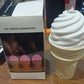 Ice Cream Cone Humidifier placed in cozy home décor setting enhancing ambiance