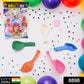 A festive display of colorful balloons ready for any celebration.