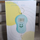 Digital weighing scale with a keychain, perfect for on-the-go accuracy.