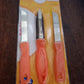 The complete 3-in-1 Stainless Steel Kitchen Knife Set showcased in a modern kitchen environment.