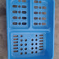 Overhead view of the 3-in-1 plastic soap dish, highlighting its separate storage sections.