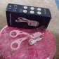 Electric Heated Eyelash Curler with its elegant product packaging.