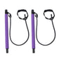 Pilates stick with foam padding and foot loops for lower body exercises.