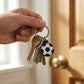 Football keychain charm for accessories and gifts