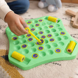 Educational puzzle game set with pop board and colorful matching stickers