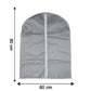 Garment cover displaying 60x80 cm dimensions for clothing protection