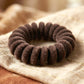 Stretchy spiral telephone wire hair band in coil style