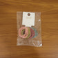 Lifestyle shot of elastic hair bands in use, soft and secure hold