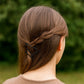 Black hair bobby pins presented neatly in set