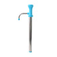 Compact stainless steel manual oil pump dispenser showing sleek design