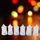 Pack of 24 battery operated LED candle lights in hexagonal design