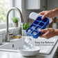 Freezer tray for making ice cubes, juice cubes, and chocolates
