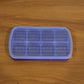 Stackable plastic ice maker tray with lid and 8 compartments