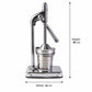 Heavy duty hand juicer press for citrus fruits