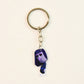 Extra-large cartoon keyring with acrylic and metal design