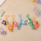 Lightweight and portable cartoon keychain for bags and keys