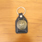 Durable leather finish decorative keychain for car and home keys