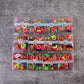 Complete kids hair accessories kit with elastic bands, rubber bands, and decorative clips.