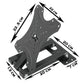 LED TV securely mounted on a sturdy wall bracket