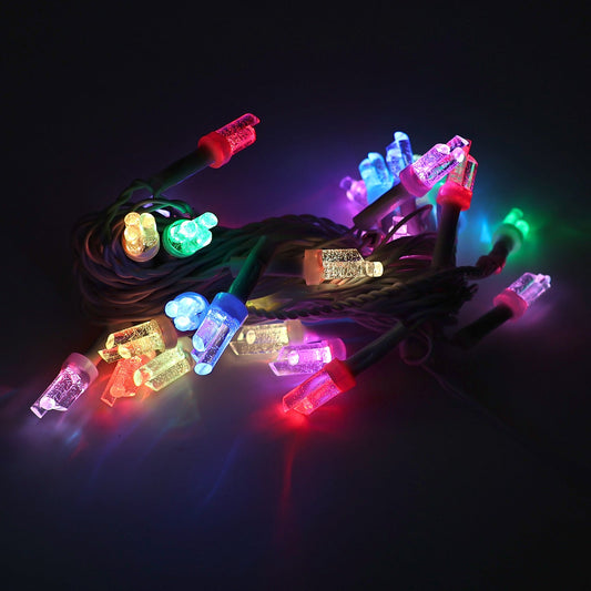 Warm white LED fairy lights on flexible wire for home decorative lighting