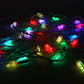 Hanging decorative LED string lights with bright multi-color LEDs