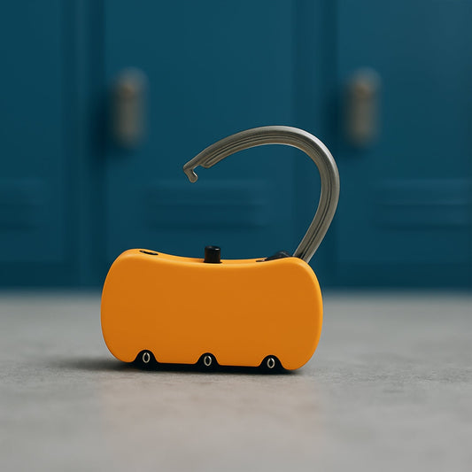 Durable security travel lock featuring 3-digit code system