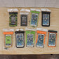 Lifestyle shot of waterproof mobile pouch in outdoor setting