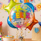 Decorative foil balloon for home and party celebrations