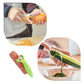 Multi-functional vegetable peeler with a comfortable handle, ready for various kitchen peeling needs.