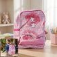 Side view of toddlers' My Melody backpack in pink