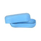 Assorted colored covered soap cases displayed together, showcasing variety.