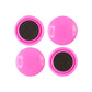 Four Round Fridge Magnets in different colors, ideal for organizing notes on a whiteboard.