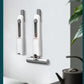 The Portable Self-Squeeze Mini Mop demonstrating its flexibility for tight spaces.