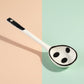 Soup ladle 17cm with ergonomic non-slip handle in modern kitchen setting