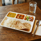 Food-grade plastic serving tray, easy to clean after meals.