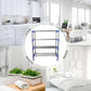 Durable metal 4-tier shoe rack organizer in modern design