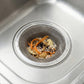 Reusable stainless steel sink strainer for easy kitchen use