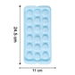 Easy release plastic ice tray for effortless ice removal