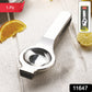 Heavy duty stainless steel lemon press squeezer for kitchen use