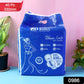 An open pack of  sanitary pads showing multiple individually wrapped pads, emphasizing the 40-pack value.